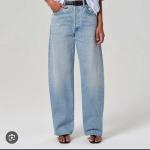 Citizens Of Humanity Ayla - Light Blue Wide Leg Jeans size 28